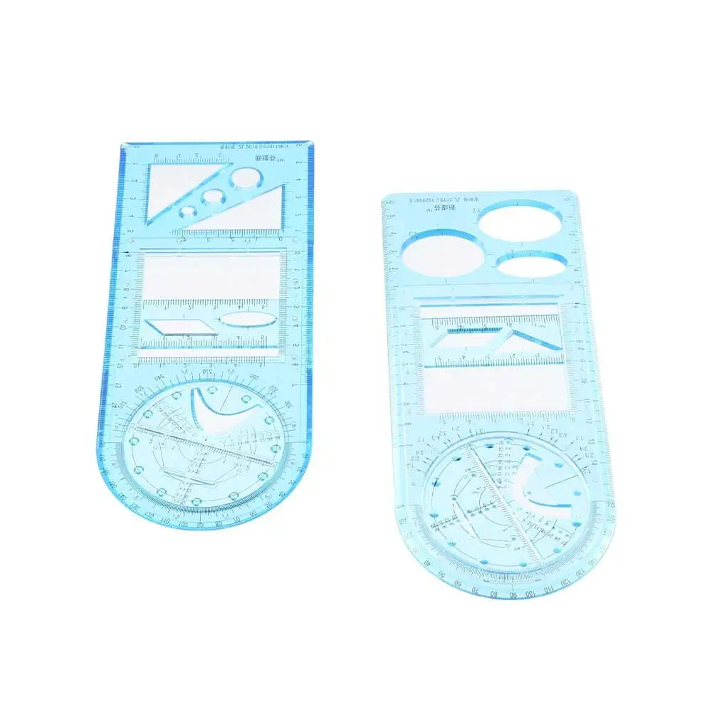 Design School Office Supplies Architecture Supply School Activity Measuring Tool Geometric Ruler Protractor Drawing Template