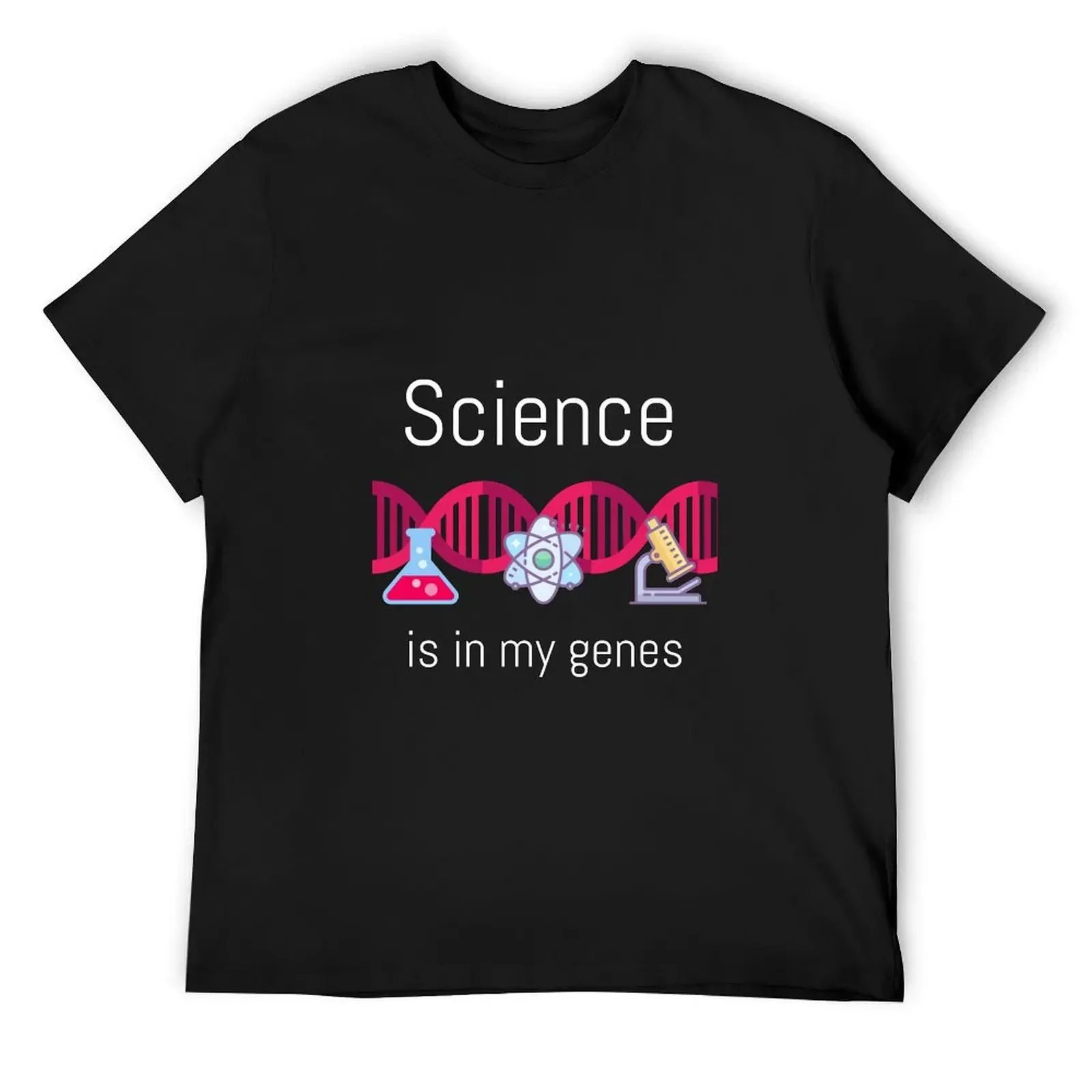 

Science is in My Genes T-Shirt plus sizes baggy shirts Aesthetic clothing shirts men