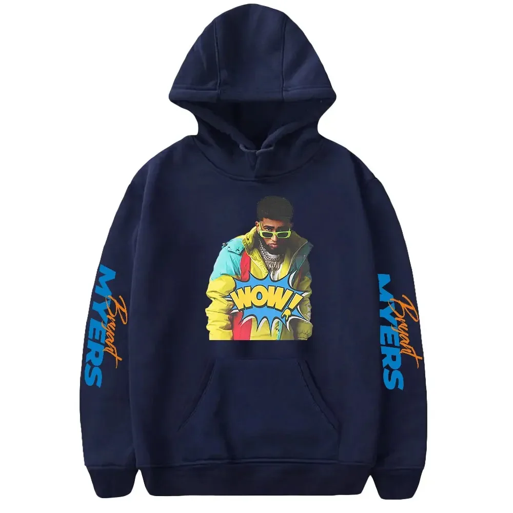 Bryant myers hoodie das mulheres dos homens de manga comprida pulôver com capuz cami solas unisex lässig streetwear roupas 2024