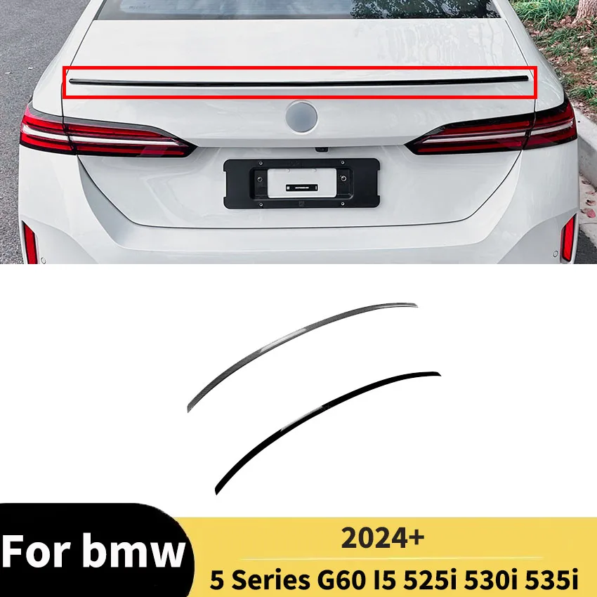 

For BMW 5 Series G60 I5 525i 530i 535i 2024+ Rear Deflector Airfoil Spoiler Wing Accessories Exterior Tail Modification Bodykit