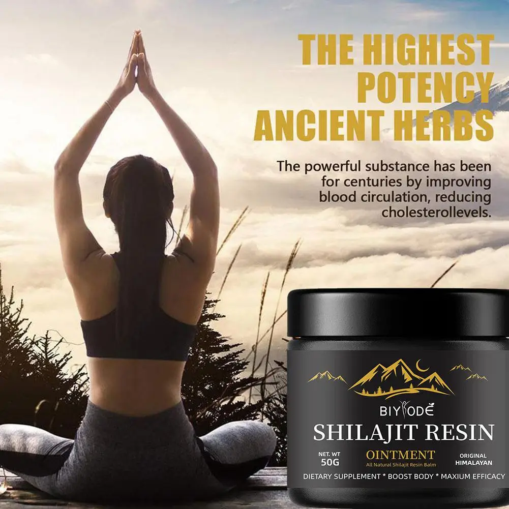 BIYODE Natural Mineral Pure Himalayan Shilajit Gold Gummies Shilajit Resin Men Women Maintain Energy Improve Body Immunity