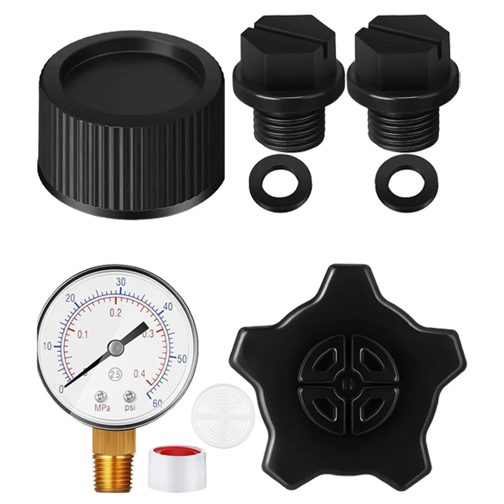 

Набор сливных крышек, комплект насоса для бассейна, прочная конструкция, плотное уплотнение, удобный дизайн 10*10*10 см для обслуживания бассейна