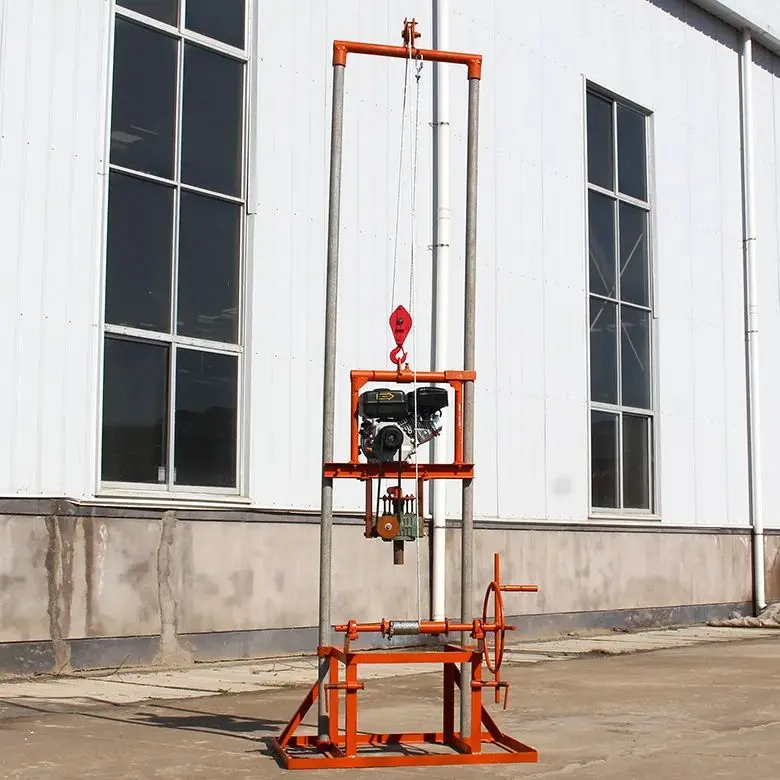 

Индивидуальная бензиновая дизельная установка для бурения скважин с двойной водой, сверление скважин на 80 м, небольшая портативная ручная работа