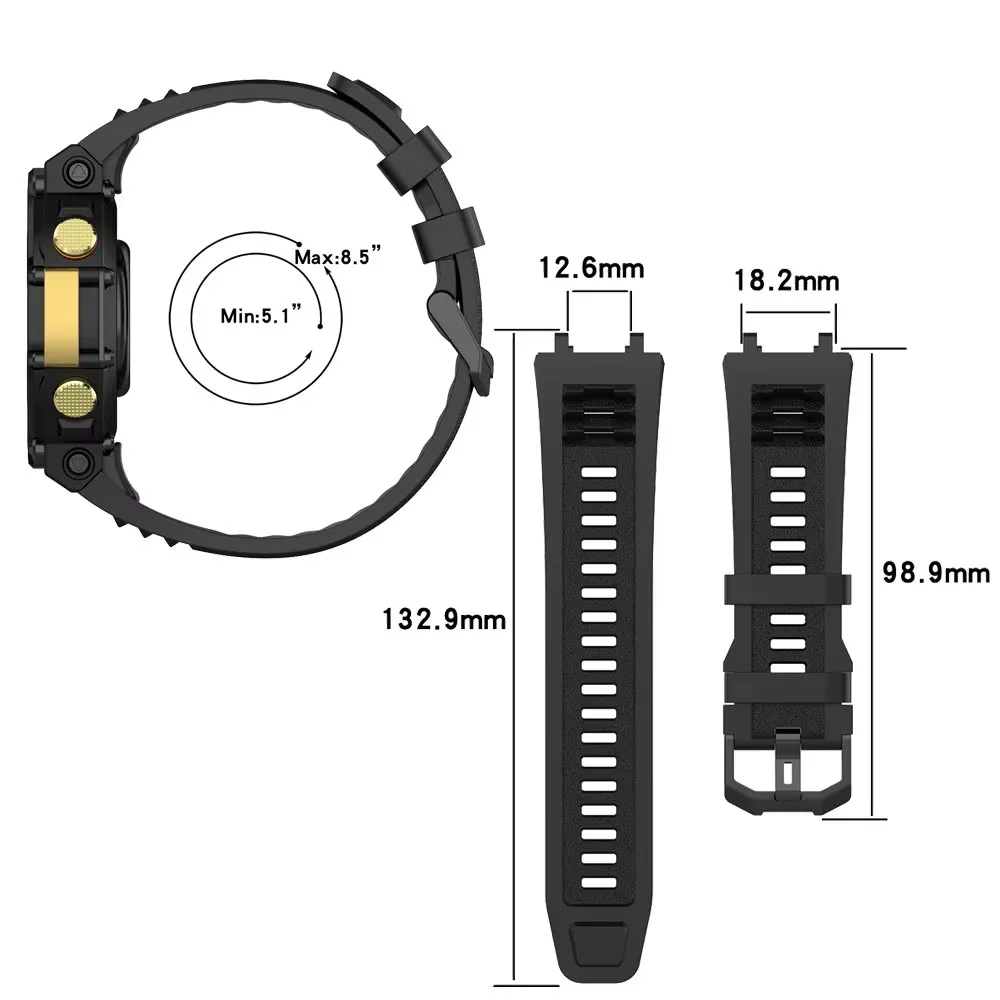 

For Huami Amazfit T-Rex 2 SmartWatch Band Bracelet Soprt Wristband For Amazfit T Rex 2 Strap belt Fashion Silicone Watch Strap