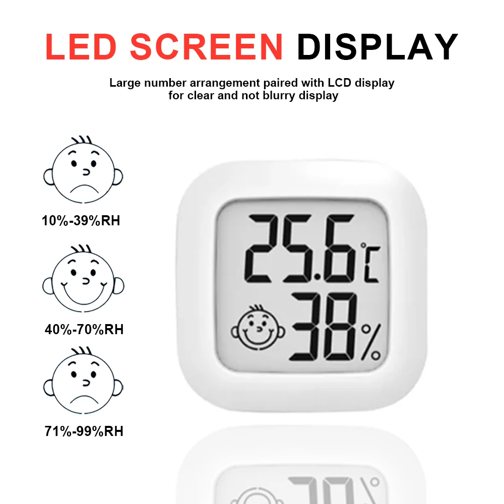 Nuovo Mini LCD termometro digitale igrometro Indoor elettronico temperatura igrometro sensore Meter termometro domestico