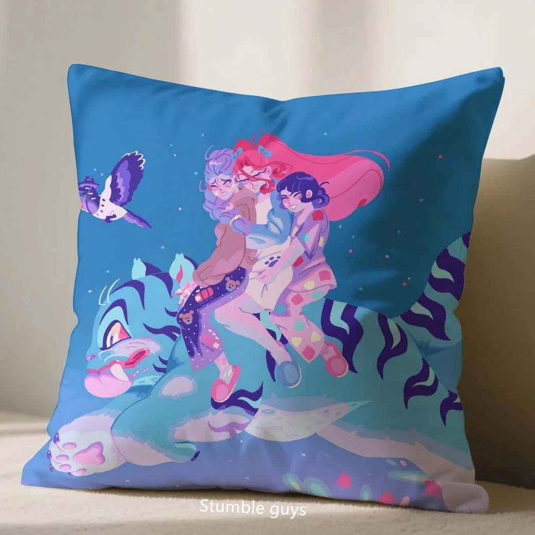 Kpop Demon Hunters Anime 45X45cm Kussensloop Sofa Kussenhoes Thuis