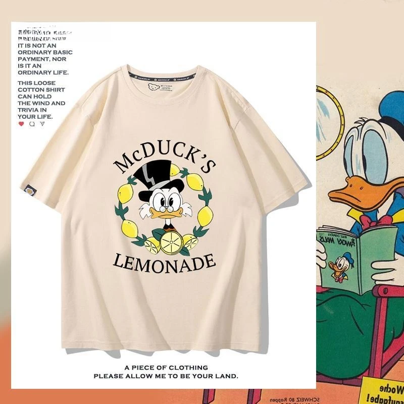 

Новинка 2023 года, семейная модная футболка из чистого хлопка для отдыха в стиле ретро, уличный студенческий стиль, стиль Y2K в стиле Харадзюку