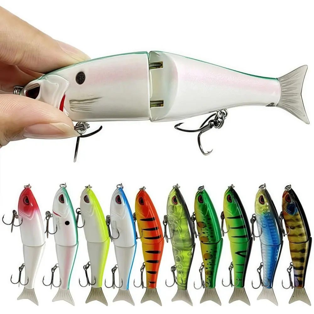 

Professional Bionic Fishing Lure Bait 11.5CM 18.5g Swimbait 2-section Softtail Glide Hard Bait Seawater/Freshwater Lure Fishing