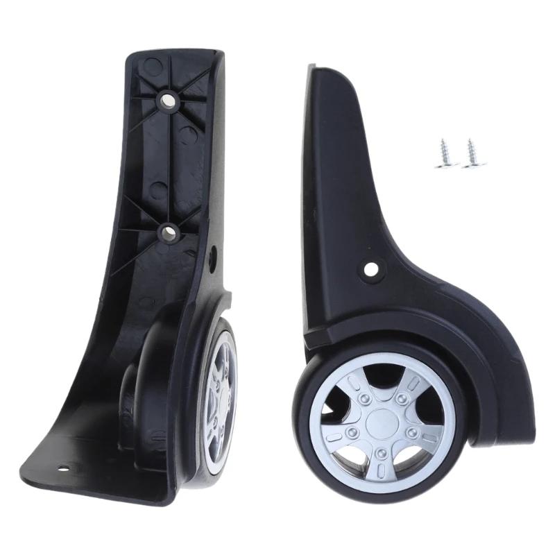 1 Pair Suitcase Wheels Luggages Wheels Airplanes Wheels Travel Luggages Wheels for Replacement Luggages Easy to Install