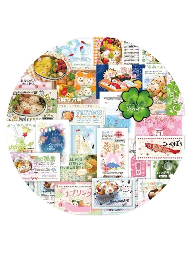 Autocollants de collation japonais rétro, 30 pièces, autocollants de Scrapbook de dessin animé Vintage pour Journal, ordinateur portable, bagages et artisanat de bricolage