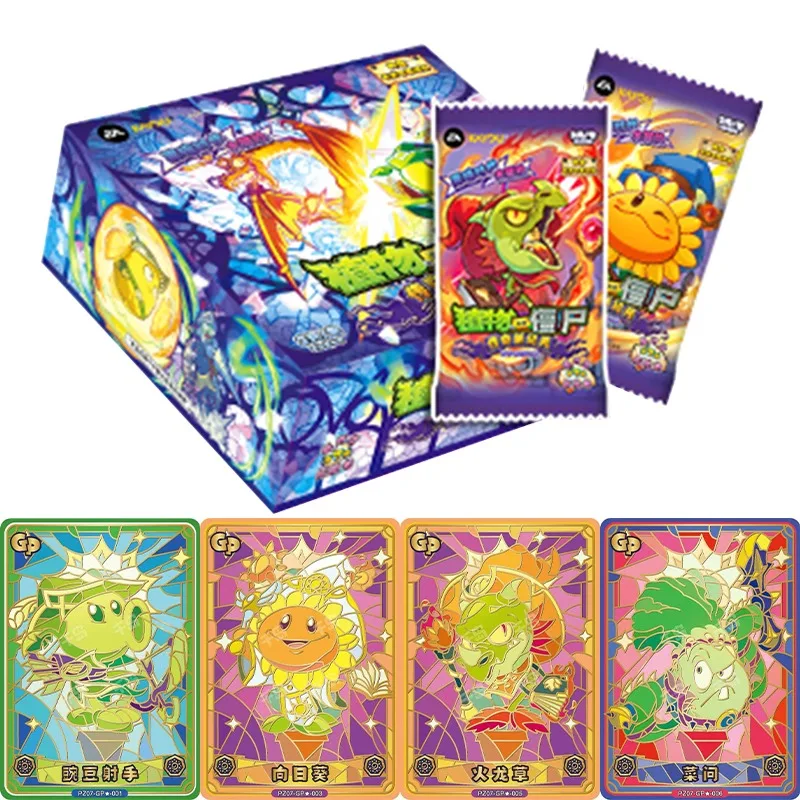 

KAYOU Genuine Plants Vs. Zombies Card Wonderful Natural Journey Time Space Adventure Dark Age Adventure Anime Collection Cards