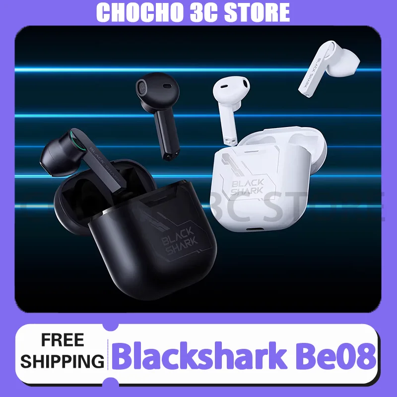 

Blackshark Be08 Earphones Wireless Bluetooth Long Endurance Noise Reduction Utdoor Gaming Accessories For Office Sport Gifts