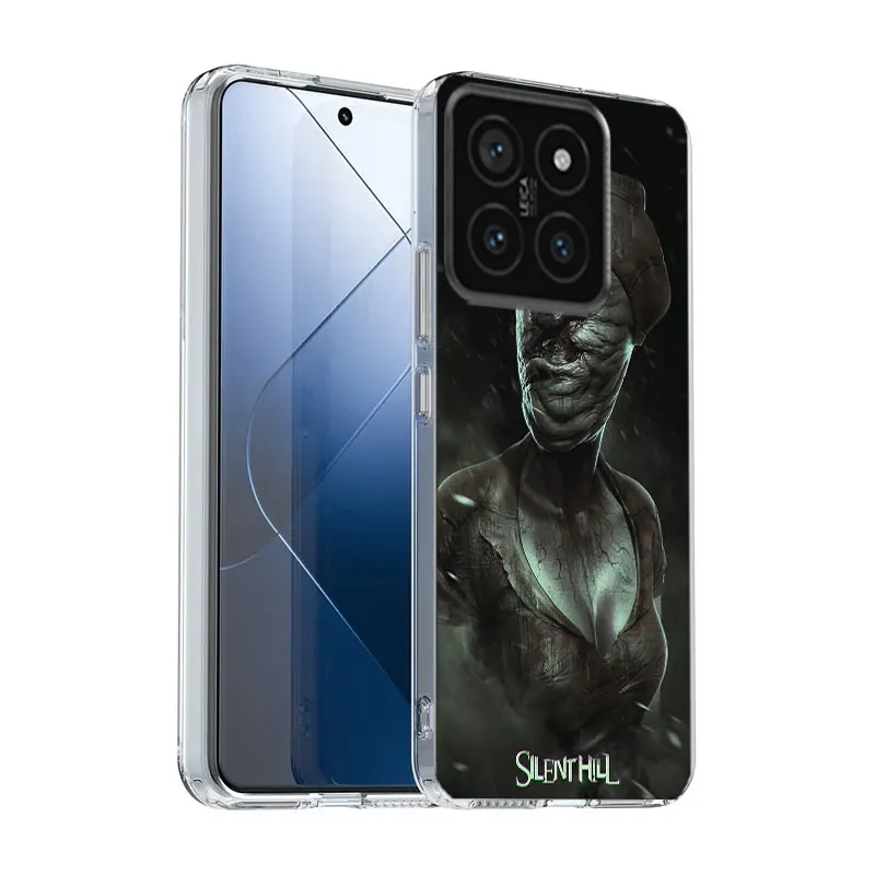 Games S-Silent Hill Clear Phone Case For Xiaomi Mi 13 12 12T 11 11T 10 10T Pro 11i 9 9T 8 Lite CC9E A3 A2 TPU Pattern Soft Funda