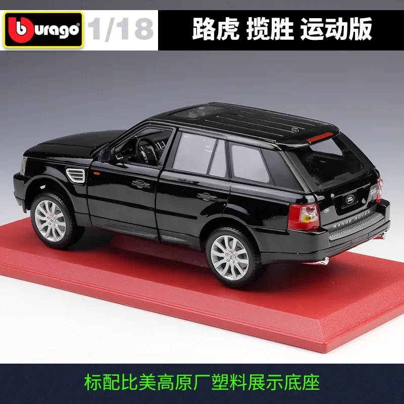 Bburago 1:18 Range Rover Sport Suv внедорожник моделирование сплав модель автомобиля игрушечные аксессуары