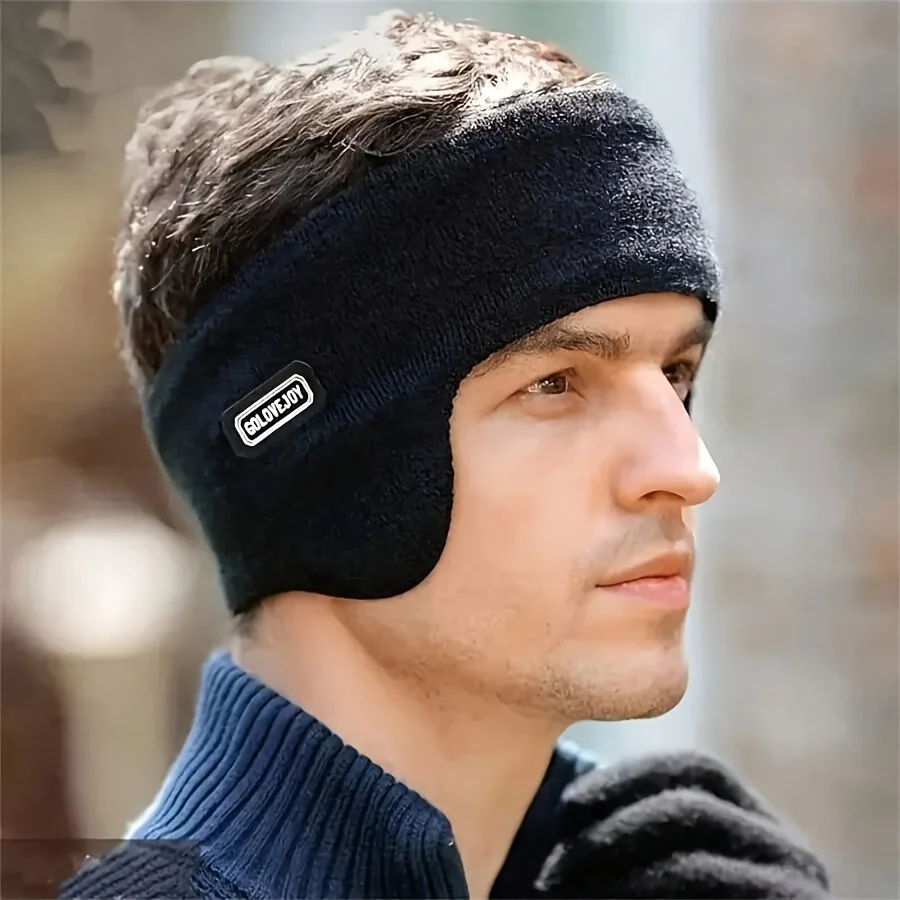 Cuffie antirumore calde per uomo e donna invernali 1PS - Cuffie antirumore con fascia 2 in 1, protezione per le orecchie completamente avvolta antivento a doppio strato