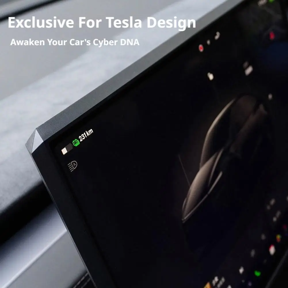 Silikonhülle Bildschirmrahmen Displayschutz Kantenschutz Zentrale Steuerung Schutzabdeckung für Tesla Y Auto-Zubehör – Detail 8