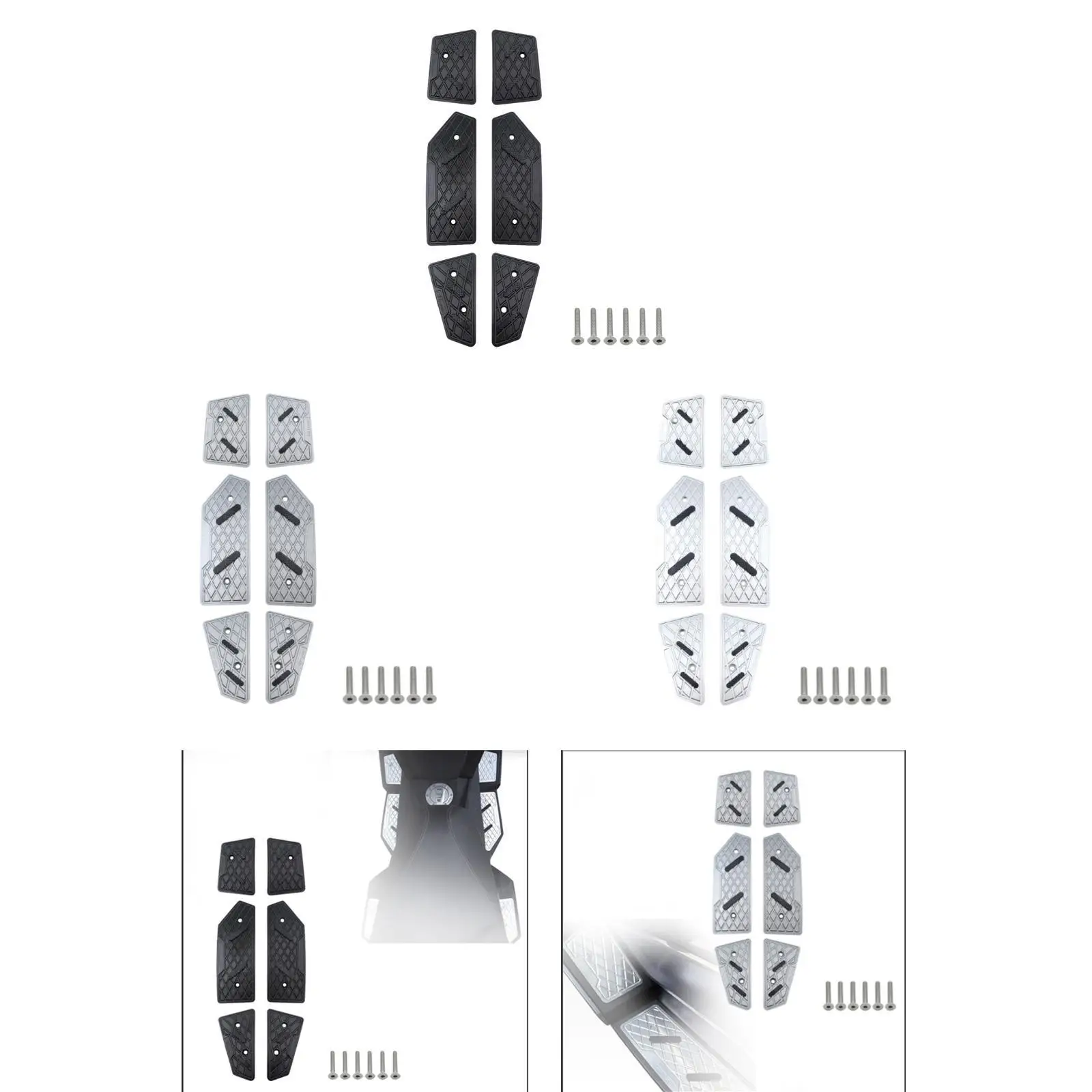 

Подножка для мотоцикла, подножки из алюминиевого сплава, противоскользящая замена для BMW C400GT 2018-2023, аксессуары