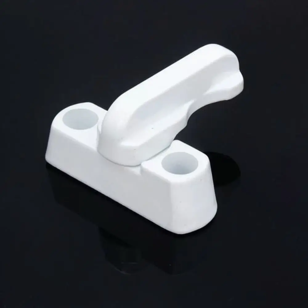 Plastic Casement Window Latch T Type Security Lock Household Door Hardware Accessory Firm Fixing Mechanism Utility