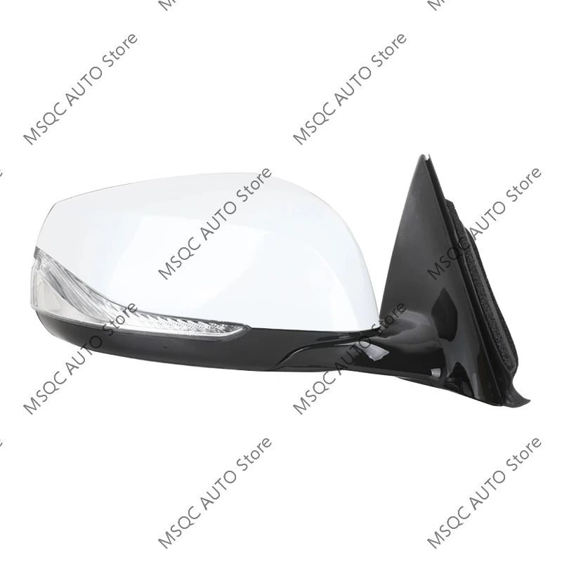 Acessórios de montagem do espelho retrovisor lateral do carro, automático com câmera, elétrico dobrável LED Turn Signal, Infiniti QX60 2012-2016