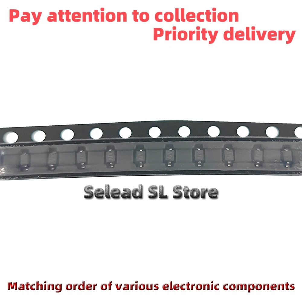 Free shipping New Original 50pieces/pack DESD5V0S1BA-7 silkscreen：A/A  SOD-323 New ESD/TVS electrostatic protection diode