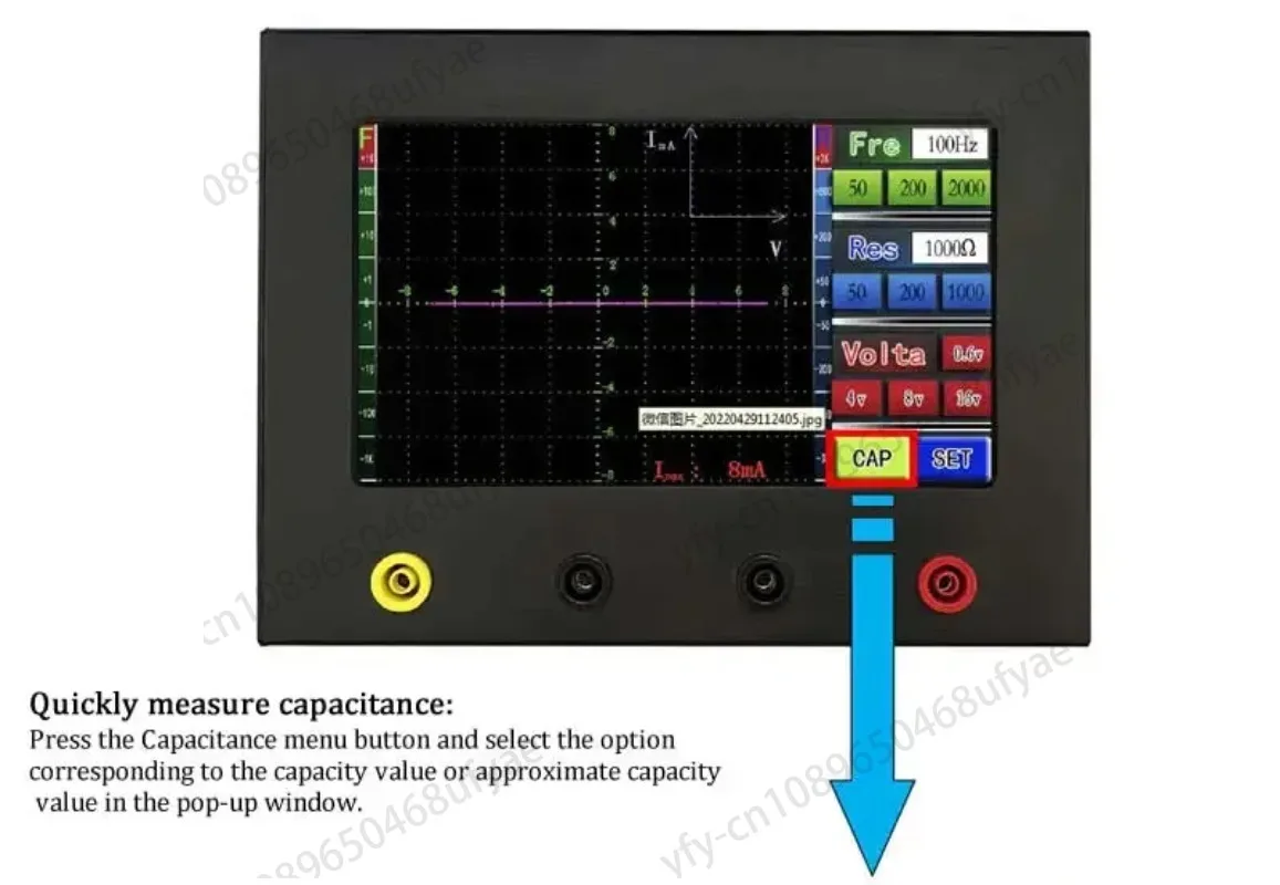 New 7-Inch Color Touch Screen VI Curve Tester Circuit Board On-Site Maintenance Triode,FET,SCR,IGBT,Optocouplers,Driver Chip