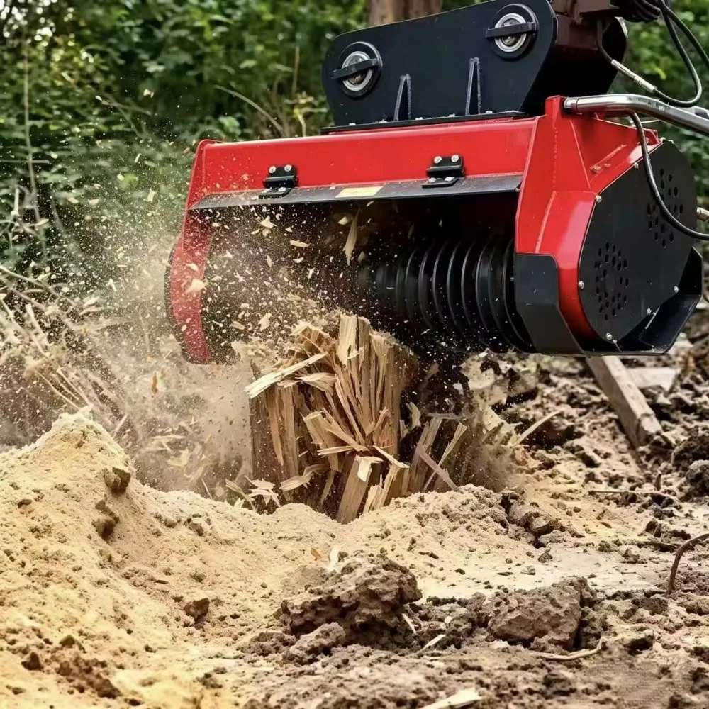Forestry Mulcher   Heavy Duty Land Clearing   Brush Cutter Forestry Wood Chipper for 3 Point Hitch Tractor  PTO Mulcher