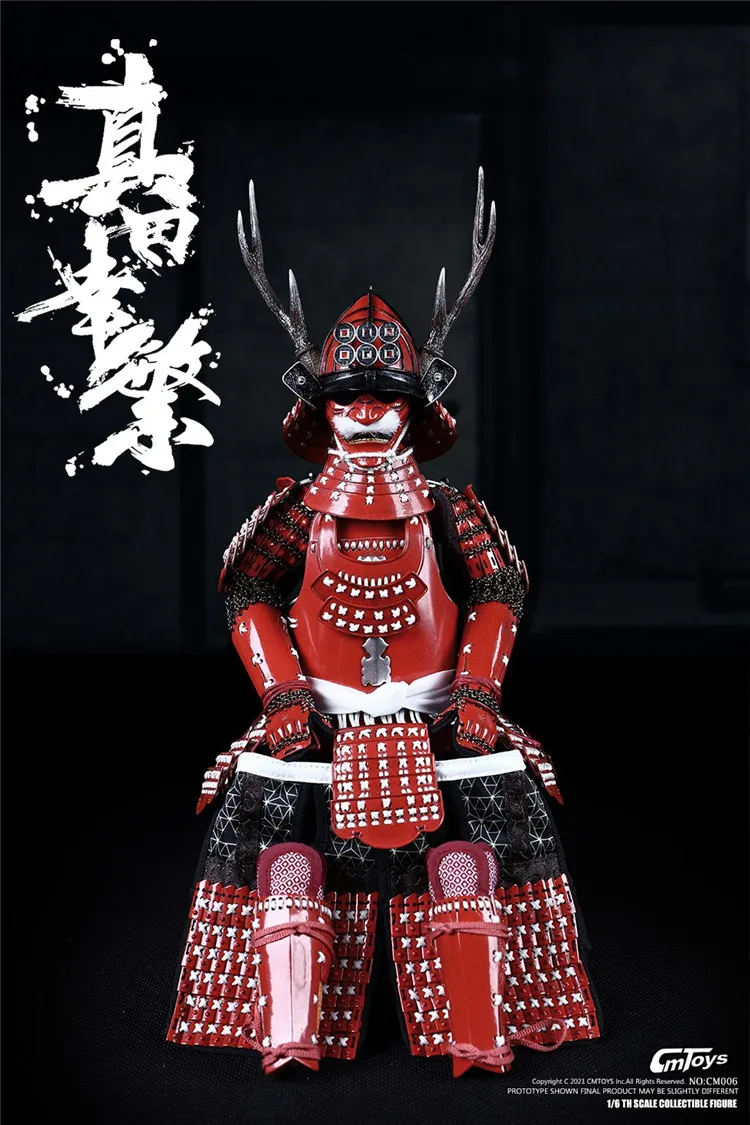 1/6 Scale CMTOYS CM006 Japanese Samurai Sanada Yukimura Set Collection Static Model Male Soldier 12Inch Action Figure Body Doll