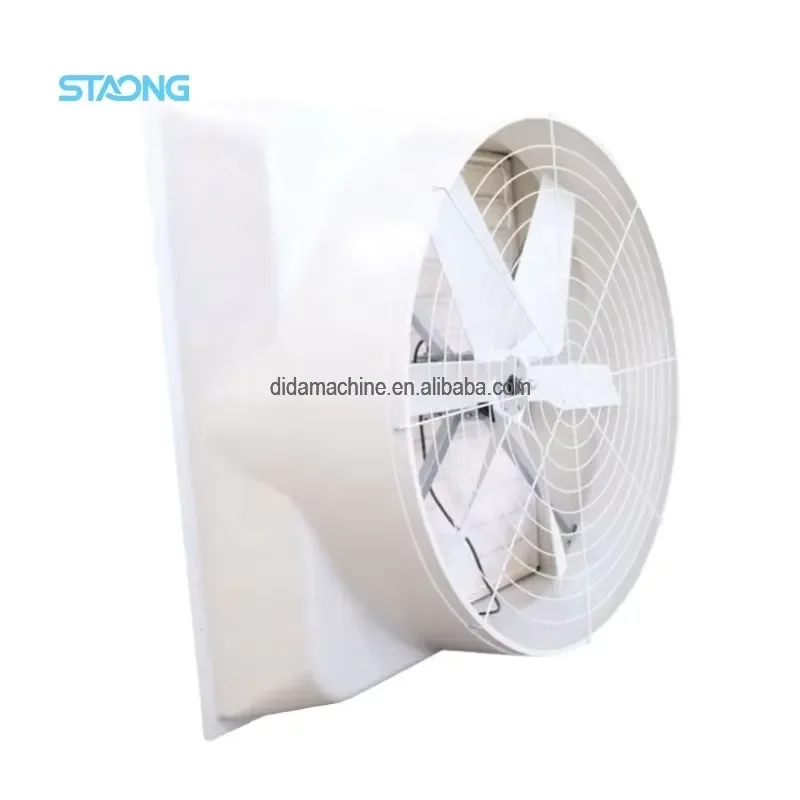 58 Inch Industrial Mining FRP Cone Exhaust Fan Electric Roof Mount Butterfly for Factory Workshops with OEM Support