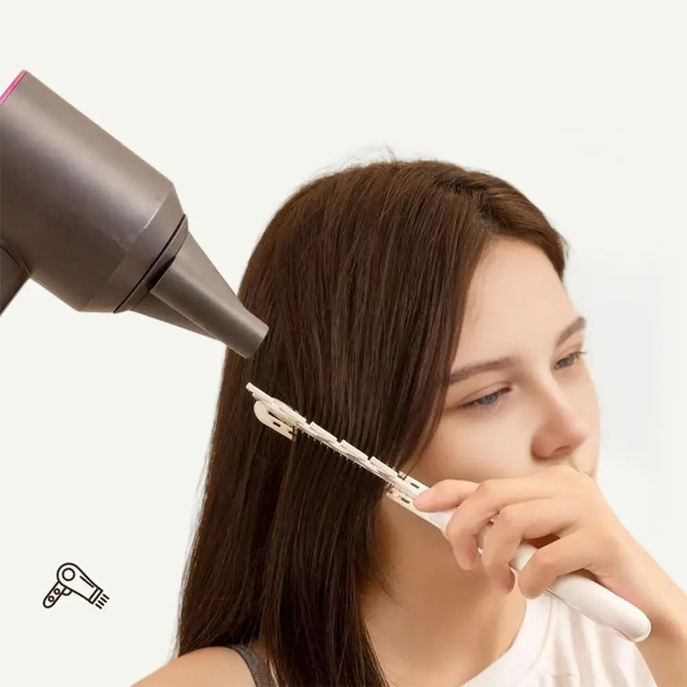 2-In-1 Hair Comb with Long Handle V-shaped Fluffy Hair Comb Anti-static Thin Thick Curly Long Hair Comb Women Detangling Combs