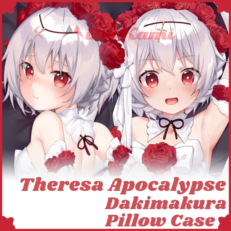 

Theresa Apocalypse Dakimakura Honkai Impact Pillow Case Sexy Pillowcase Full Body Hugging Otaku Cushion Cover Bedding Home Decor