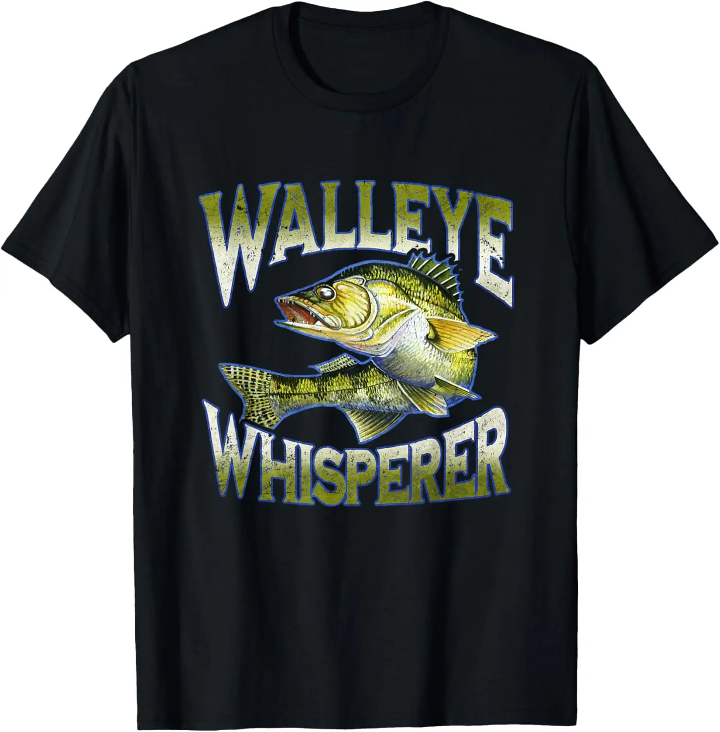 Walleye Whisperer Graphic Fishing Apparel Gift Fisherman T-Shirt