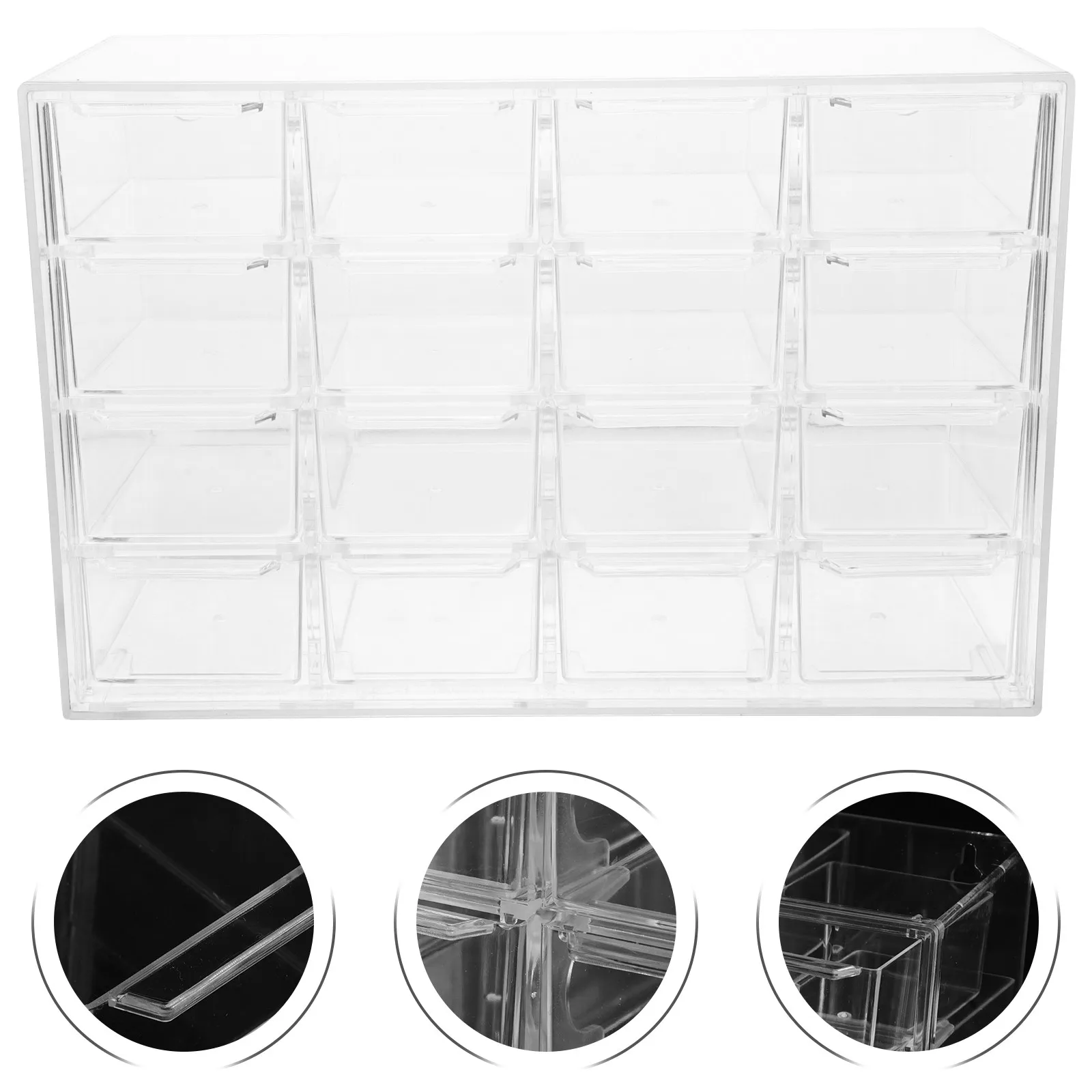 

Jewelry Storage Box Large Capacity Multi-Layer Organizer for Home Desktop Jewelry Storage Container Display Case