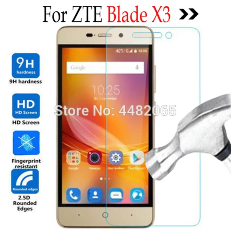 Blade x 3 vidrio templado para zte blade x3 a 452 lte 4g película protectora de pantalla para zte blade a452 x3 x 3 t620 funda de teléfono 9h