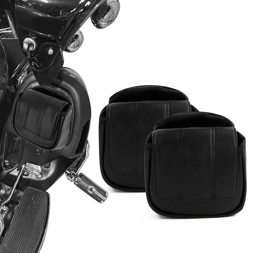 

Motorcycle Lower Fairing Panels Storage Pouches Fairing Lower Door Pockets for Harley Touring Road Glide Trike Tri 2009-2024