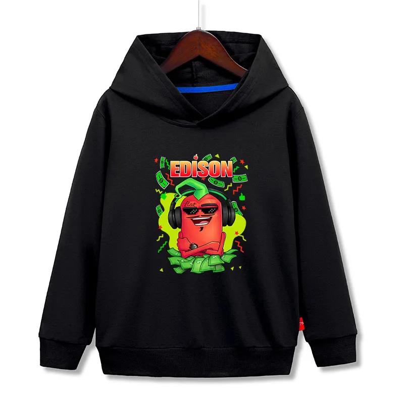 اديسون Pts الأطفال هوديس الفتيان الفتيات رقيقة البلوز بلوزات بلايز القطن ربيع الخريف طويلة الأكمام ملابس الطفل الصبي #5