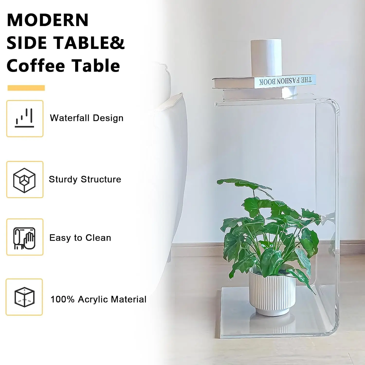 Premium Small Acrylic Coffee Table, 24