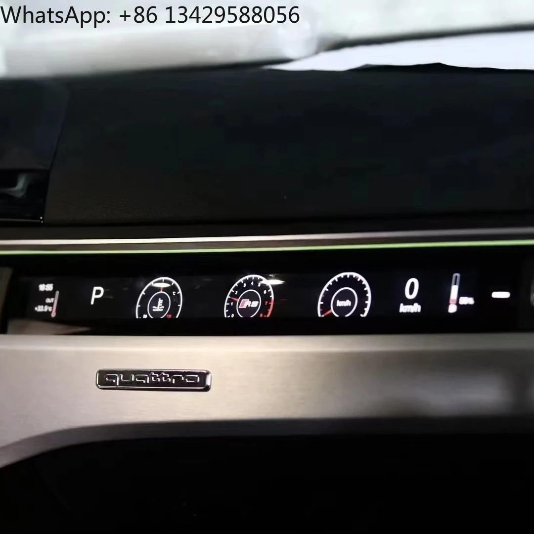 

Car Instrument Dashboard Display for Audi B9 C8 LED Scree Copilot Multimedia Car Screen Stereo Head Unit GPS Navigation