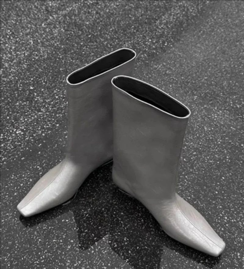 

Eilyken New Fashion Pointed Toe Women Ankle Boots Casual Low Heels Shoes Concise Western Short Botas Para Mujer