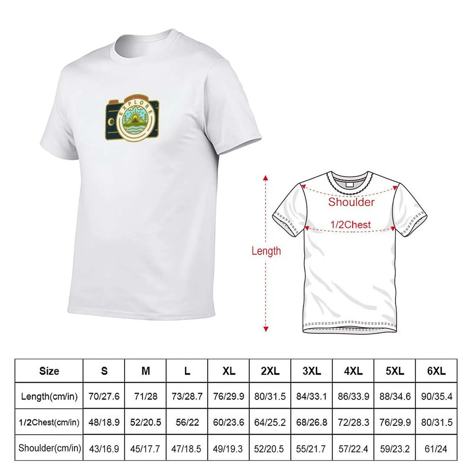 Explore T-Shirt man t shirt cotton t shirts for man graphic funny man graphic t shirt T-shirt
