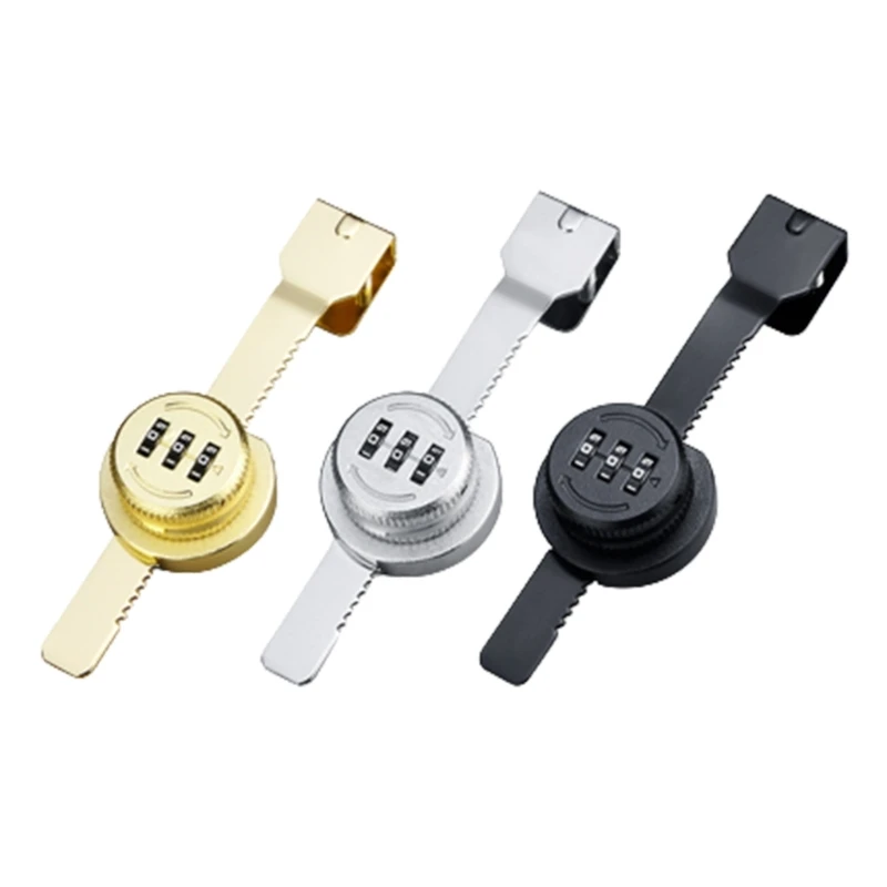 3Digit COMBINATION LOCK Mechanical รหัสผ่านล็อคเลื่อนประตูล็อค Dropship