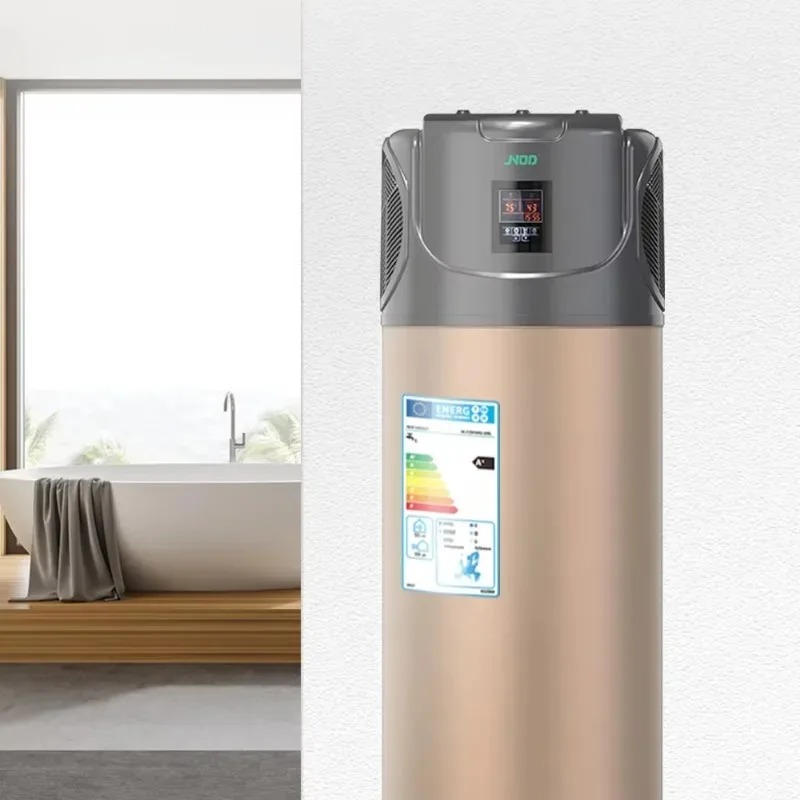 

Side Blow All In One Air Source Heat Pump Hot Water Heater For Residential Hotel Supply