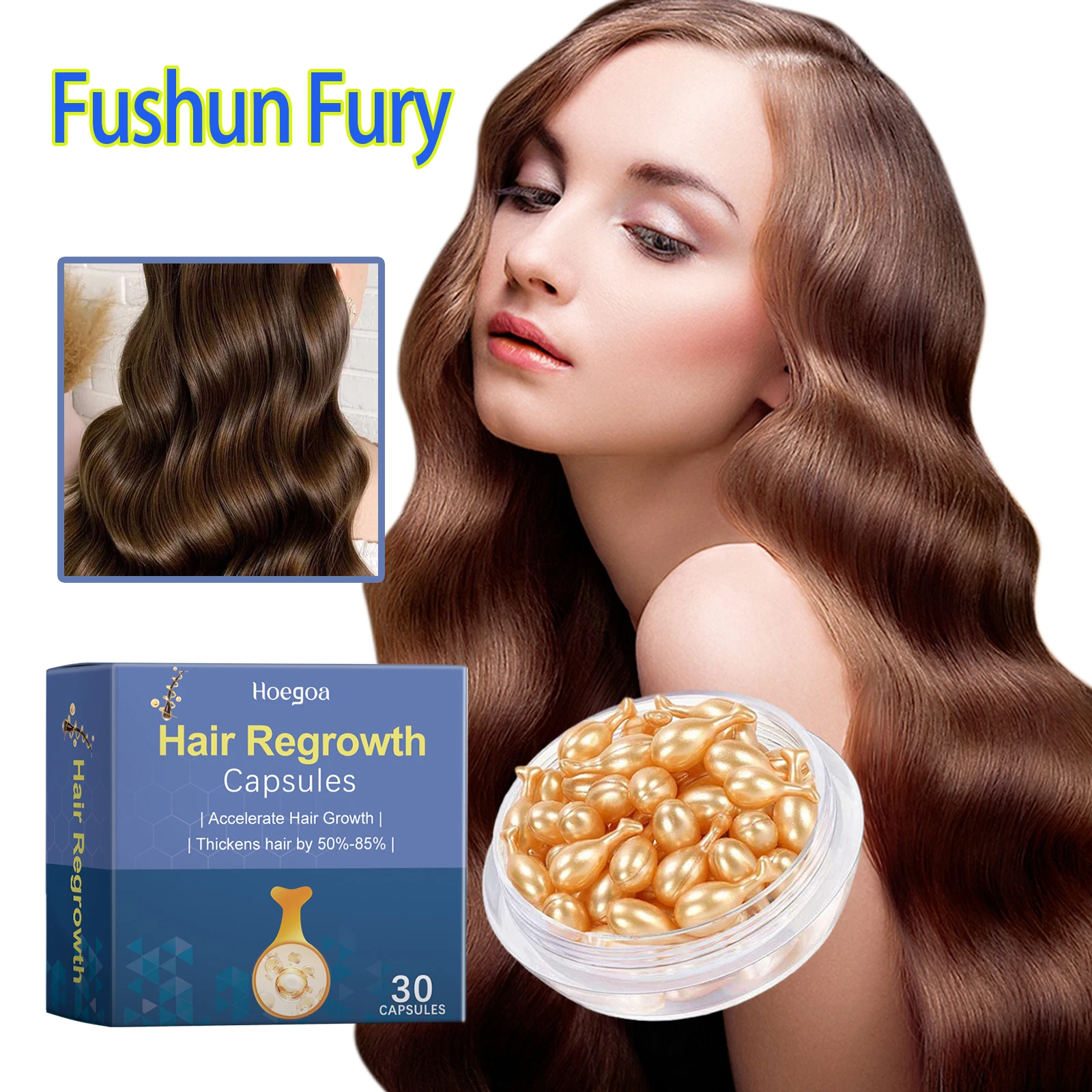 

Hair Care Nourish Capsule Anti Hair loss Baldness Repair Damaged Anti Breakage Smooth Straightening Hair Care
