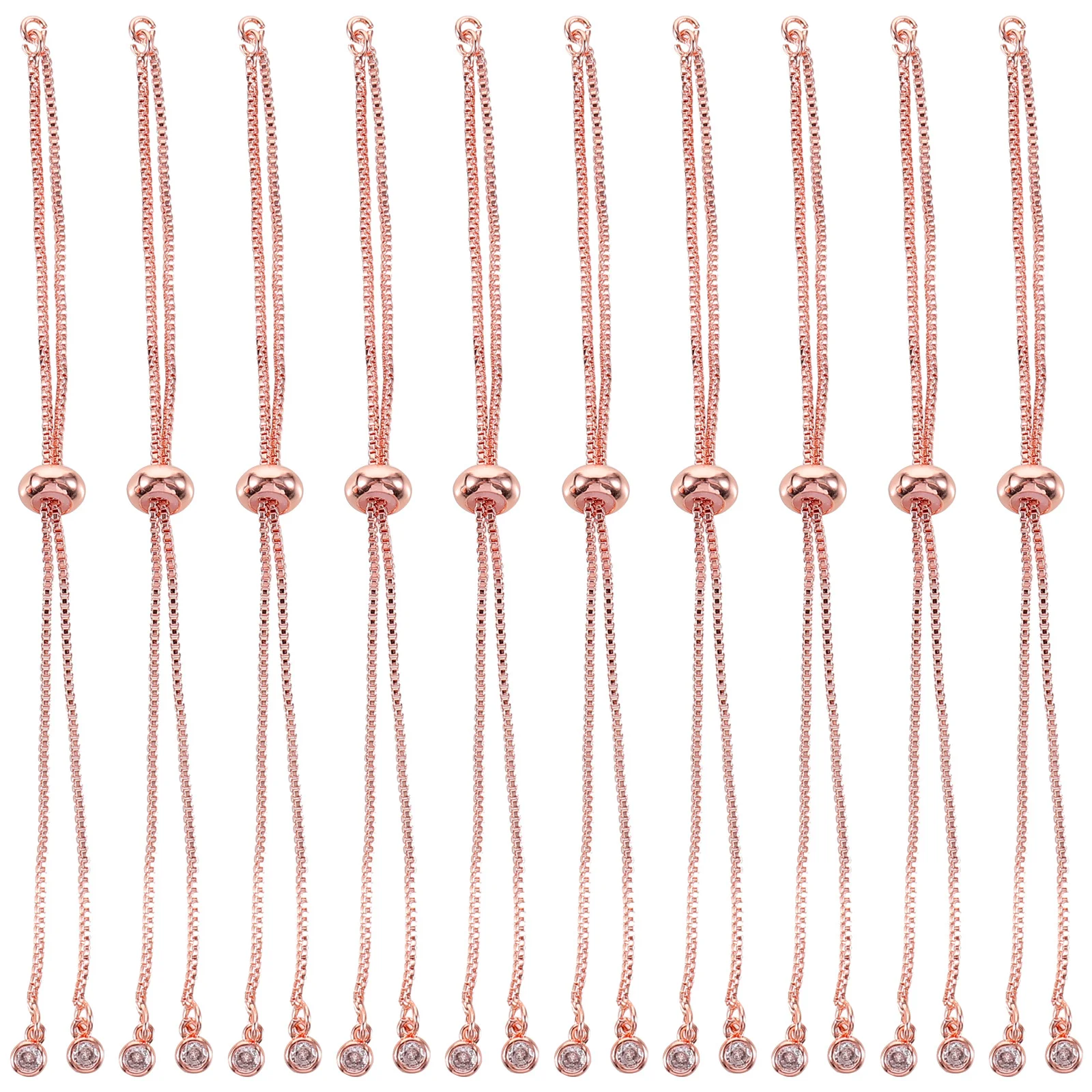 

10Pcs Wrist Bracelet Metal Decor Adjustable Simple Minimalist DIY Cuff Bracelets Creative Women Jewelry Charm Decoration