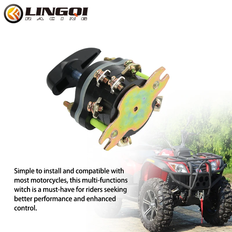 LINGQI RACING Motorcycle Brush Forward Reverse Switch Kob On Off Control Switches For Electric Motor Go Kart ATV Quad 4 Wheeler image 2