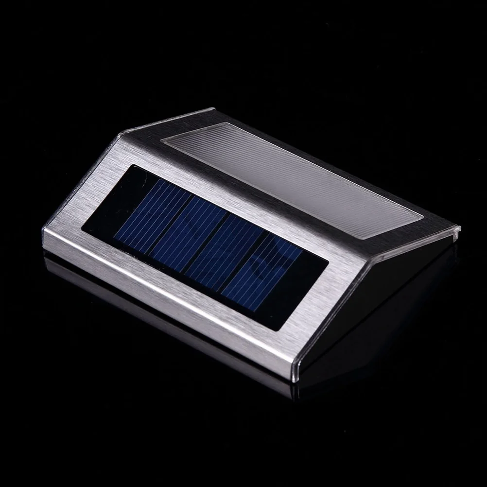 

Outdoor Solar Step Lights Deck Path Garden Fence High Brightness Energy Saving IP44 Waterproof Easy Installation