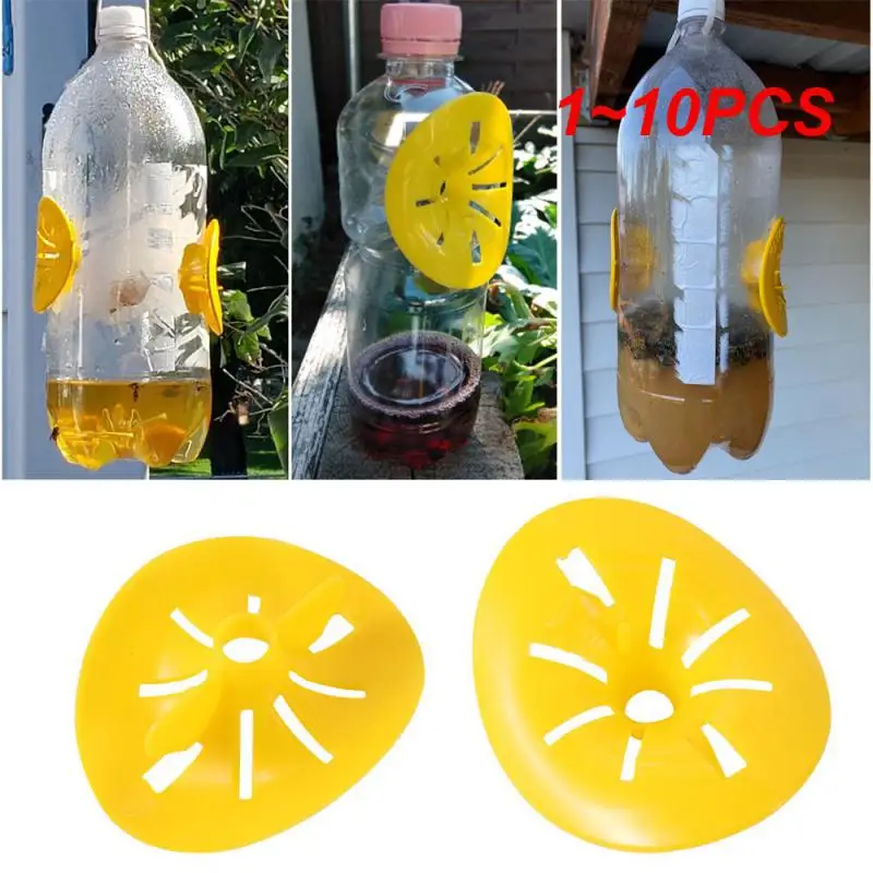 

1~10PCS Wasp Trap Catcher Flower Shape Flying Insects Funnel Trap Bee Hornet Catcher Garden Outdoor Hanging Pest Control Tool