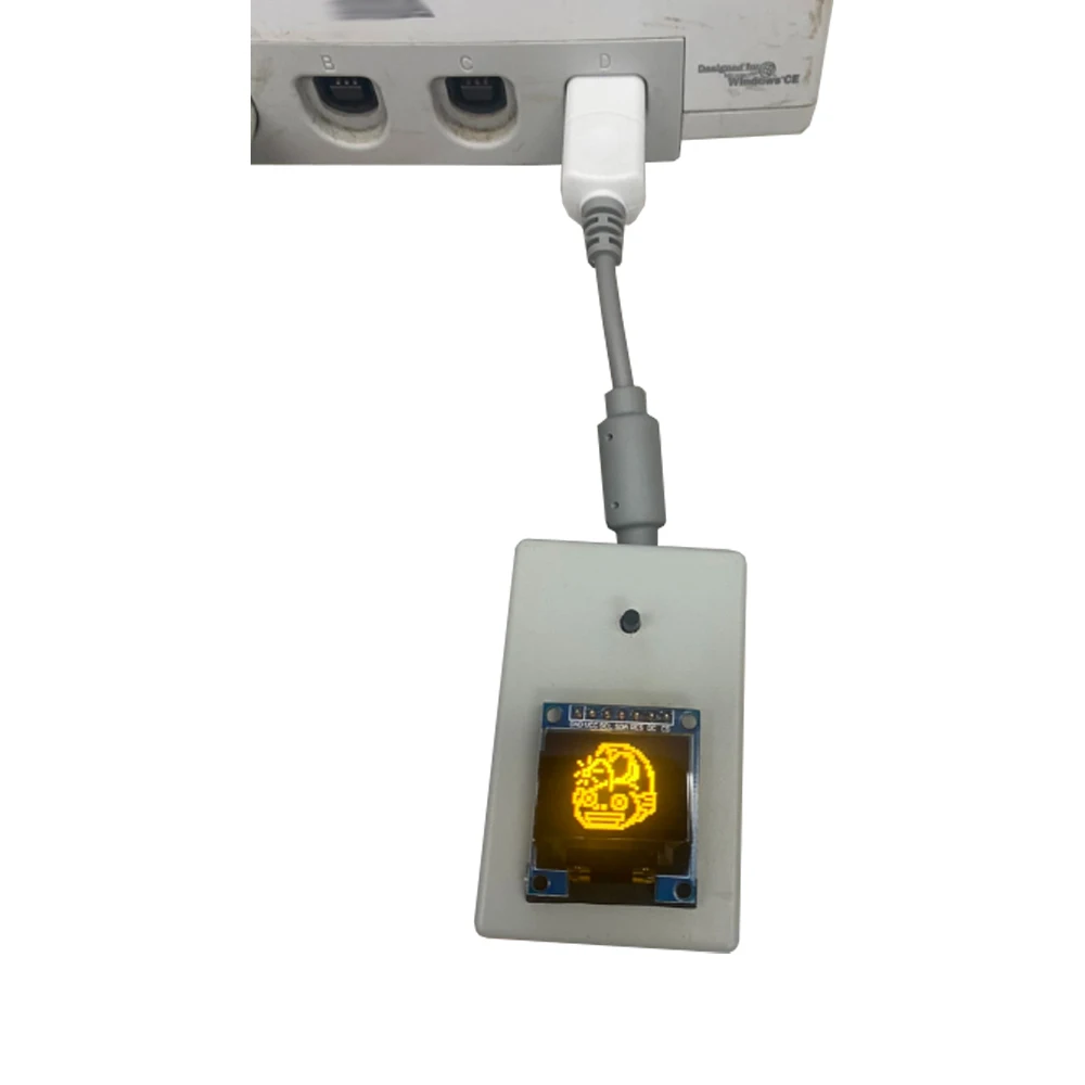 DC large capacity color screen visual memory card with screen display Dreamcast controller converter supports PS MD NGC SS game