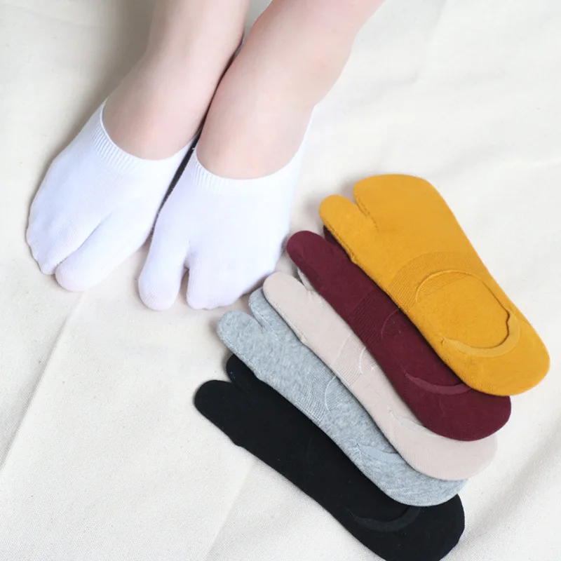 

5 Pairs Thin No Show Socks Cotton Womens Solid Non Slip Low Cut Athletic Hidden Liner for Sneakers Ankle Invisible Slipper Socks