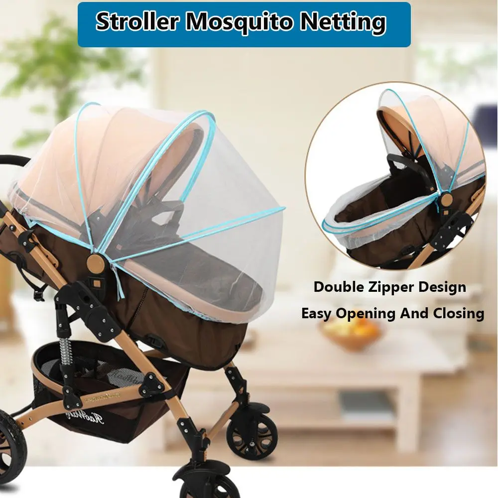 Folding Full Cover Outdoor Infant Protection Mesh Pushchair Mosquito Net  Mosquito Net Pushchair Anti-bug Netting