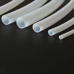 Tubo de PTFE 600V ID 1-2-2.5-3-4-5-6-7-8-9-10-11-12-13-14-15mm F46, manguera aislada, tubo rígido, temperatura, resistencia a la corrosión